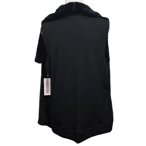 NWT Peace & Pearls Black Vest Medium - Picture 2 of 11